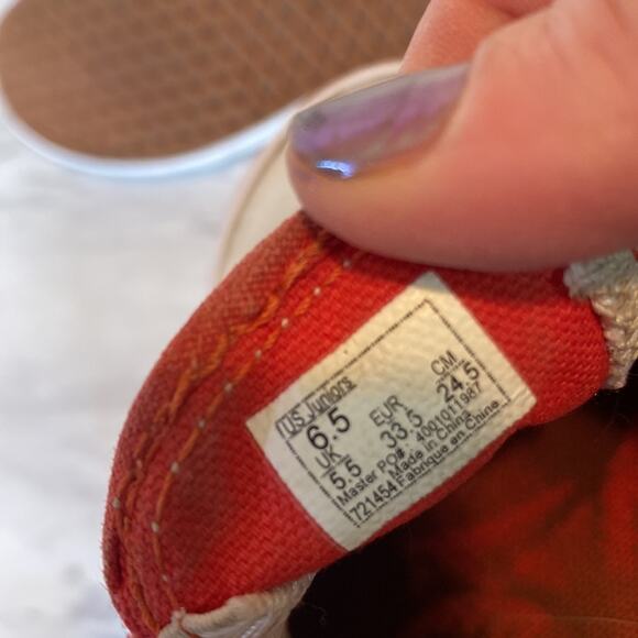 Vans Embroidered Rainbow Slip On Sneakers Unisex Juniors 6.5 - Picture 11 of 11